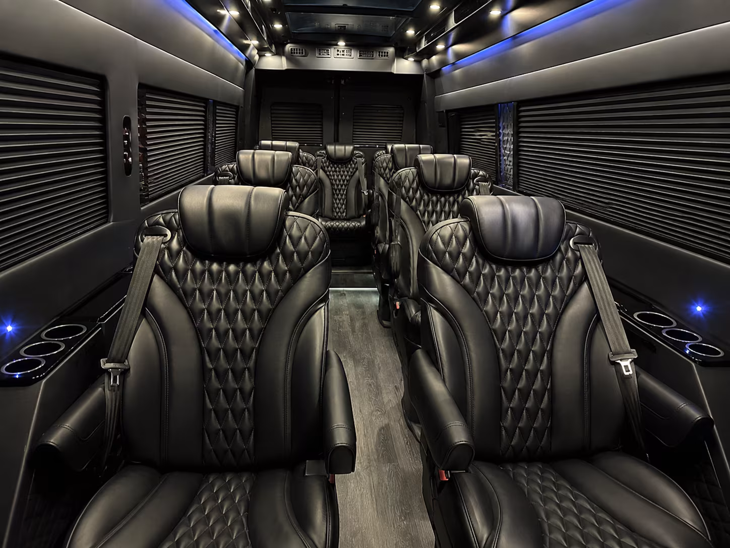 Baton Rouge Airport Shuttle & Transportation party bus exterior