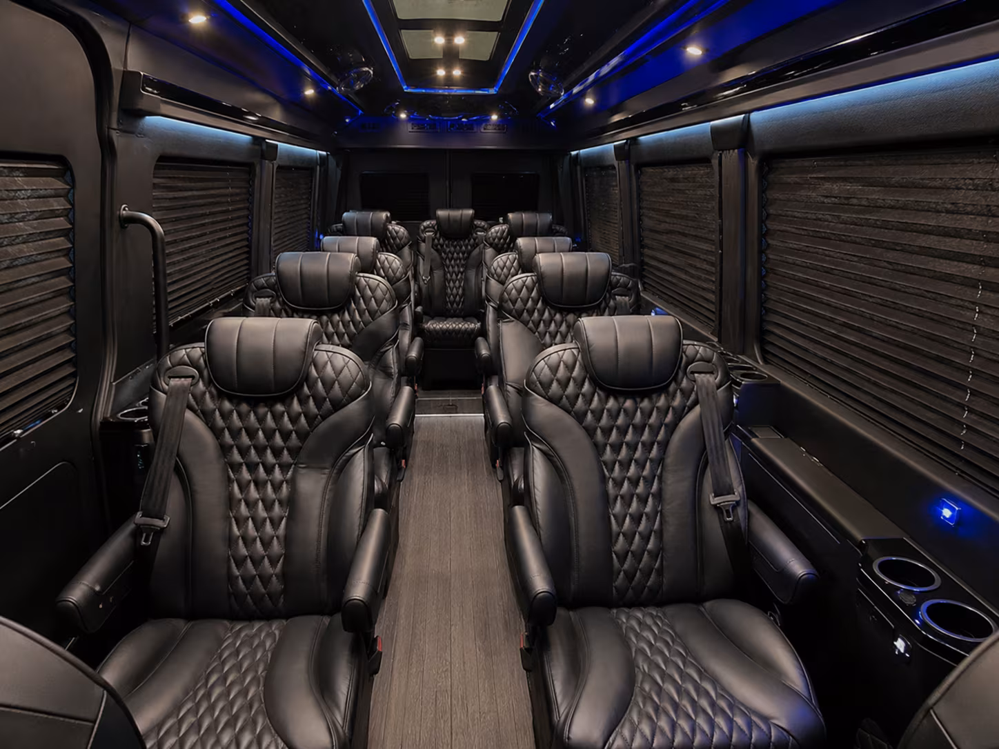 Baton Rouge Airport Shuttle & Transportation party bus exterior