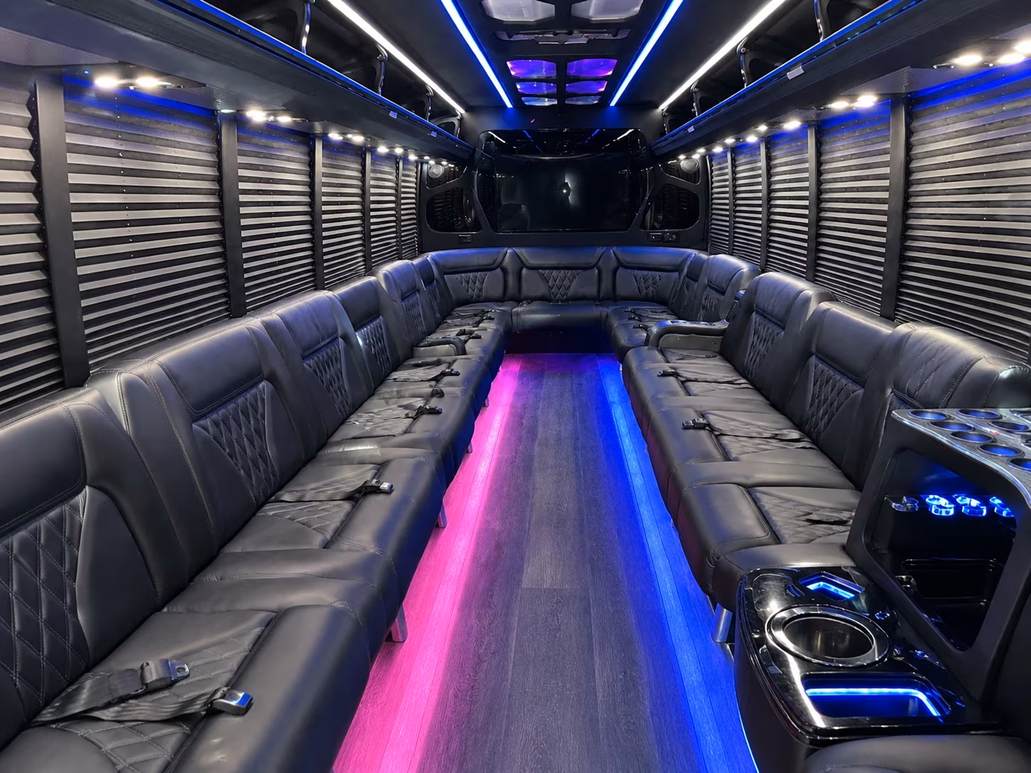 Baton Rouge Bachelor & Bachelorette Transportation party bus exterior