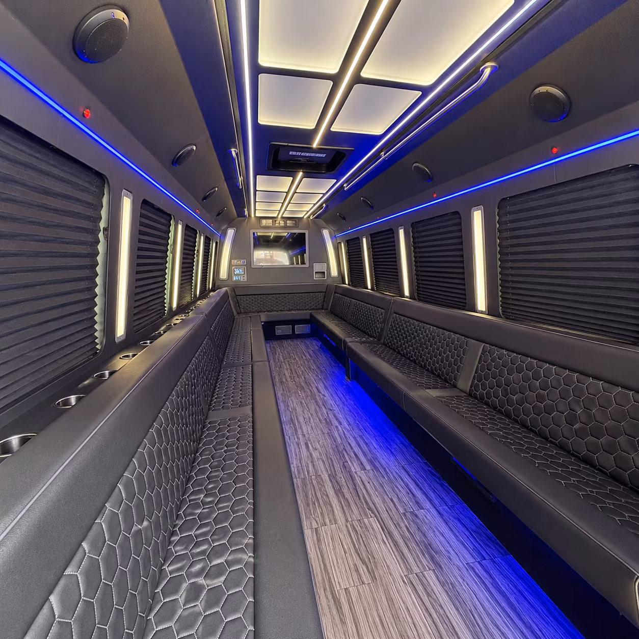 Baton Rouge Bachelor & Bachelorette Transportation onboard seating