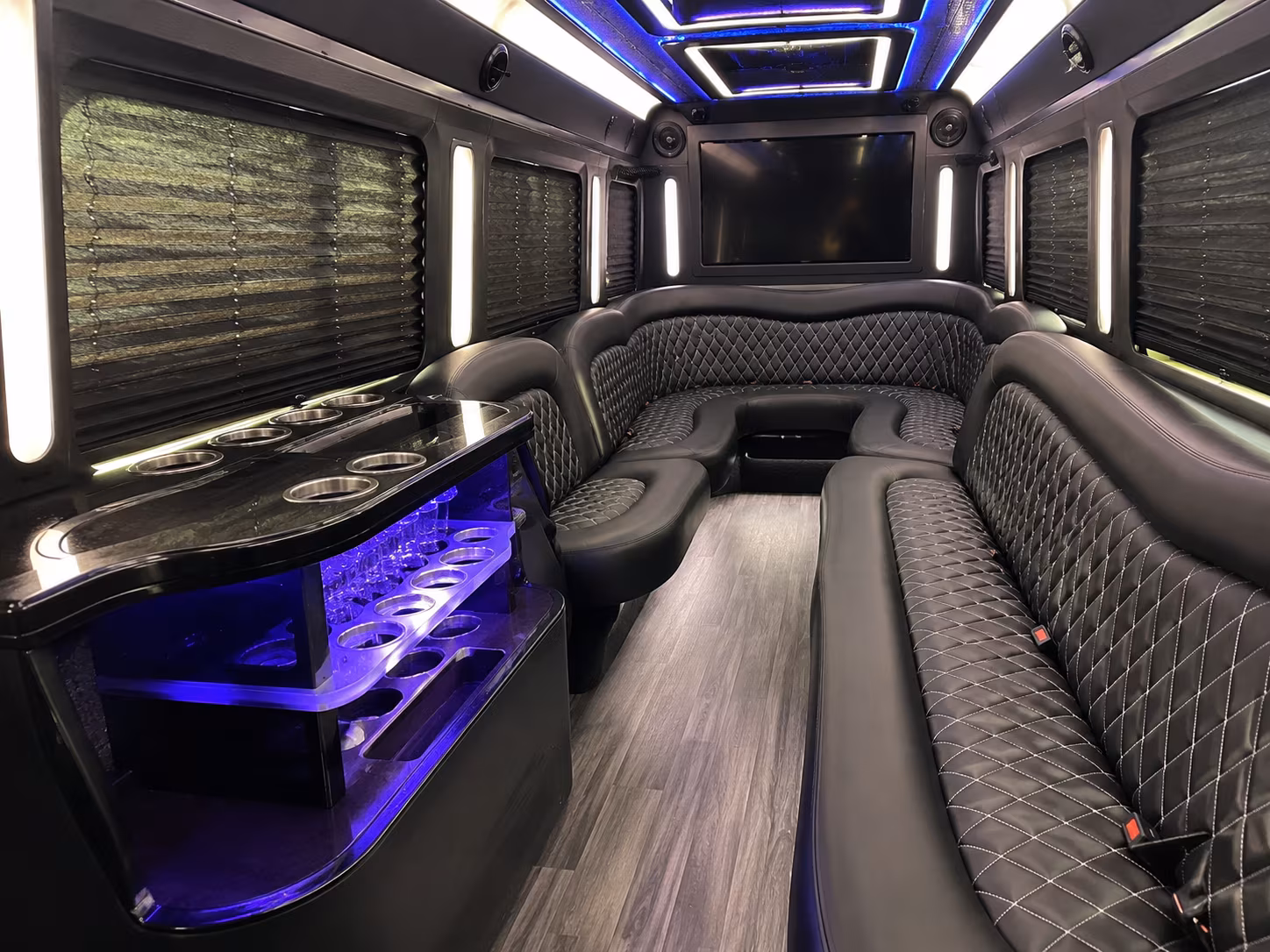 Baton Rouge Concert & Music Festival Transportation party bus exterior