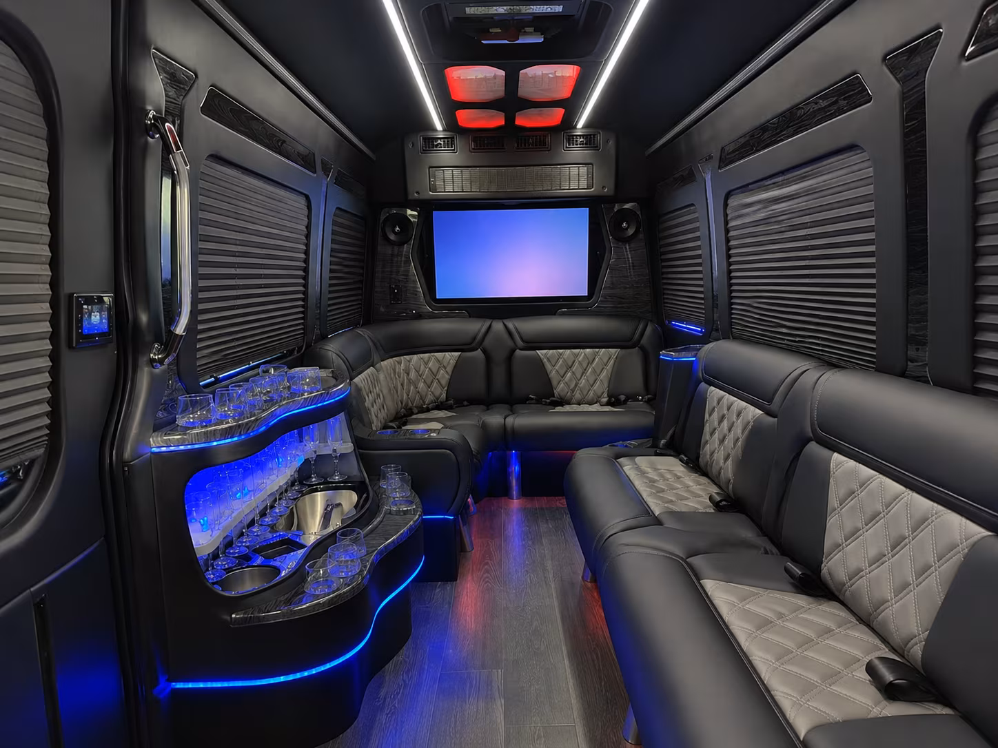 Baton Rouge Corporate Transportation onboard seating
