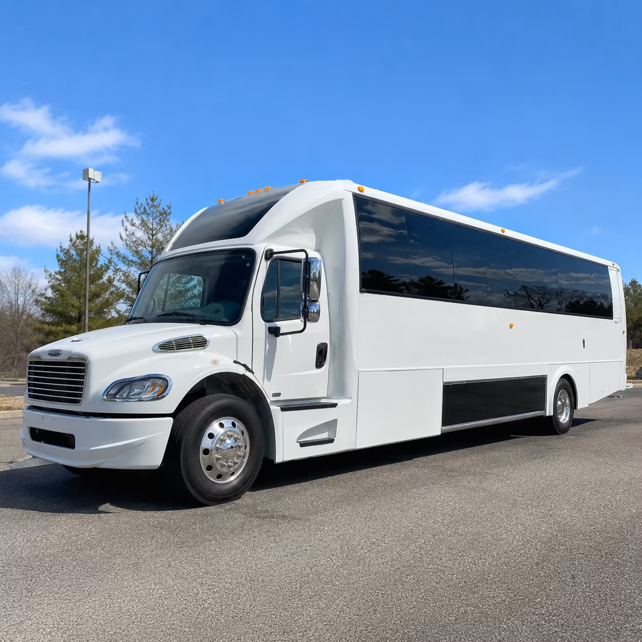 Baton Rouge Private Event Transportation party bus exterior
