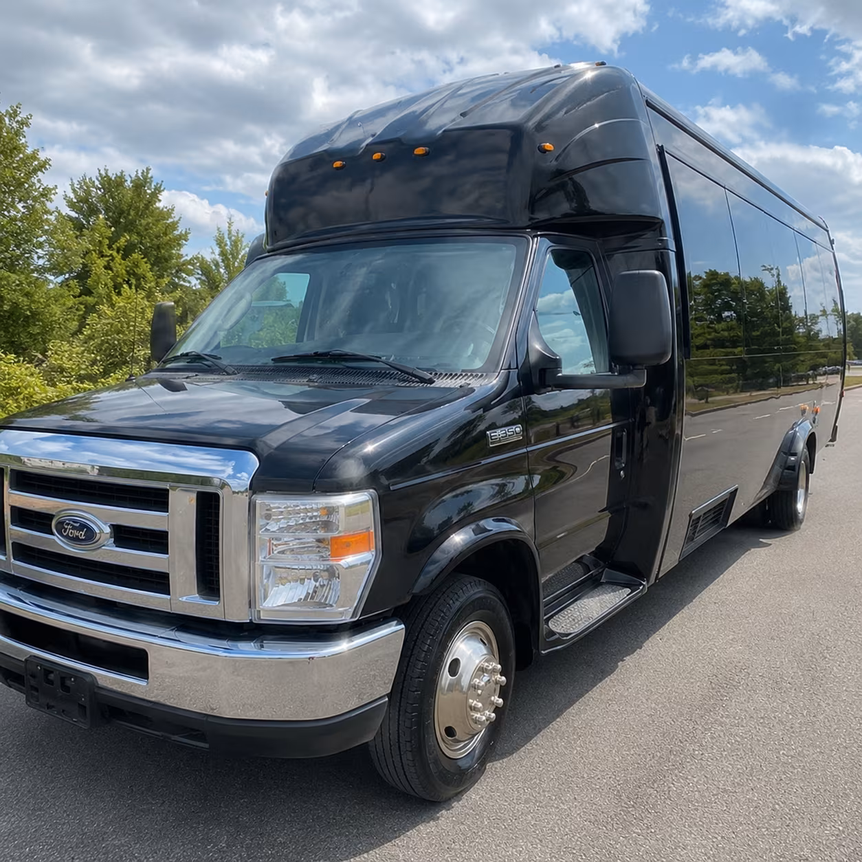 Baton Rouge Private Event Transportation party bus exterior