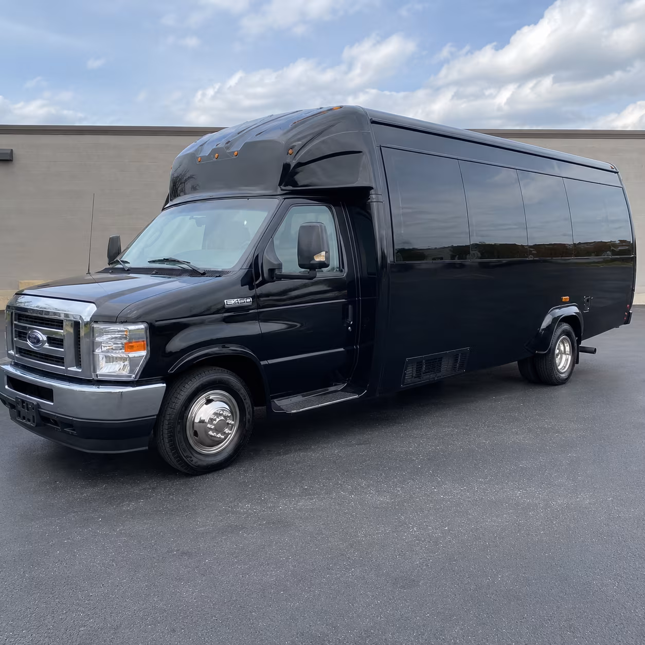 Baton Rouge Private Event Transportation party bus exterior