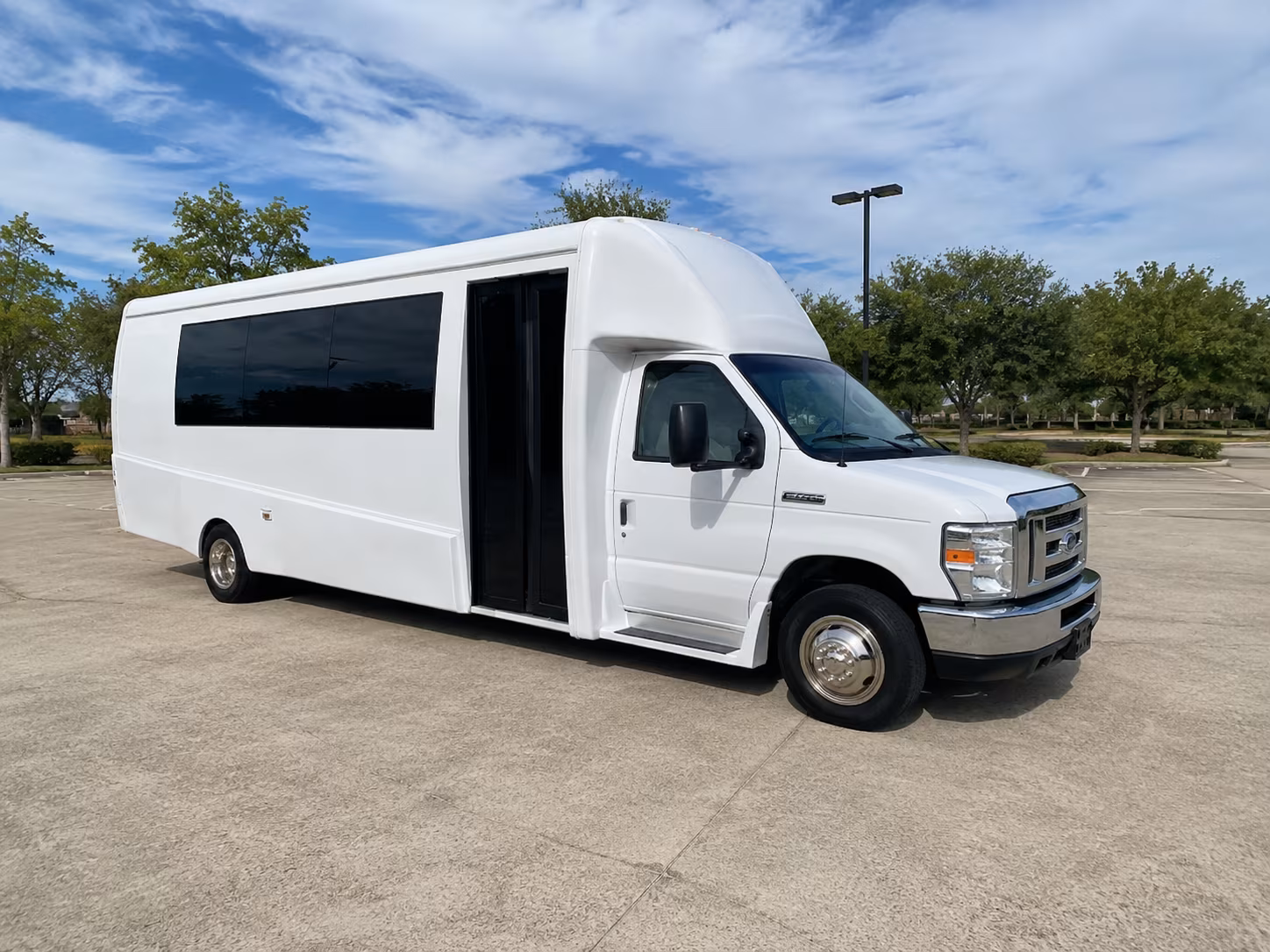 Baton Rouge Prom & Homecoming Transportation party bus interior