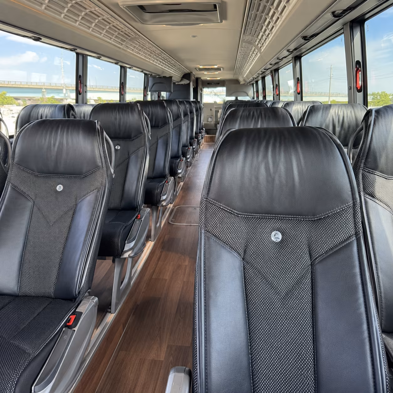 Baton Rouge School Event Transportation party bus exterior