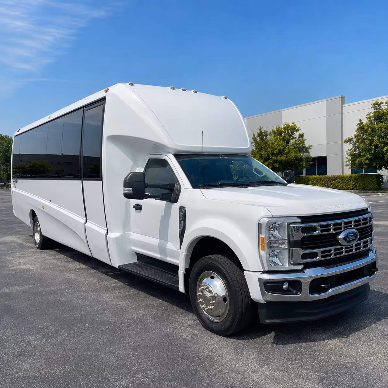 Baton Rouge School Event Transportation party bus exterior