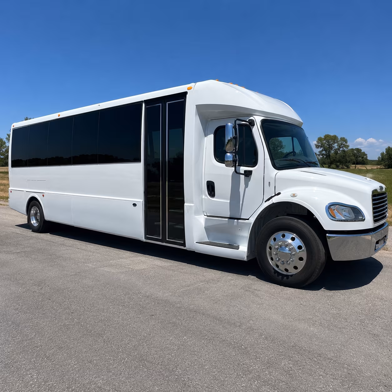 Baton Rouge School Event Transportation party bus interior