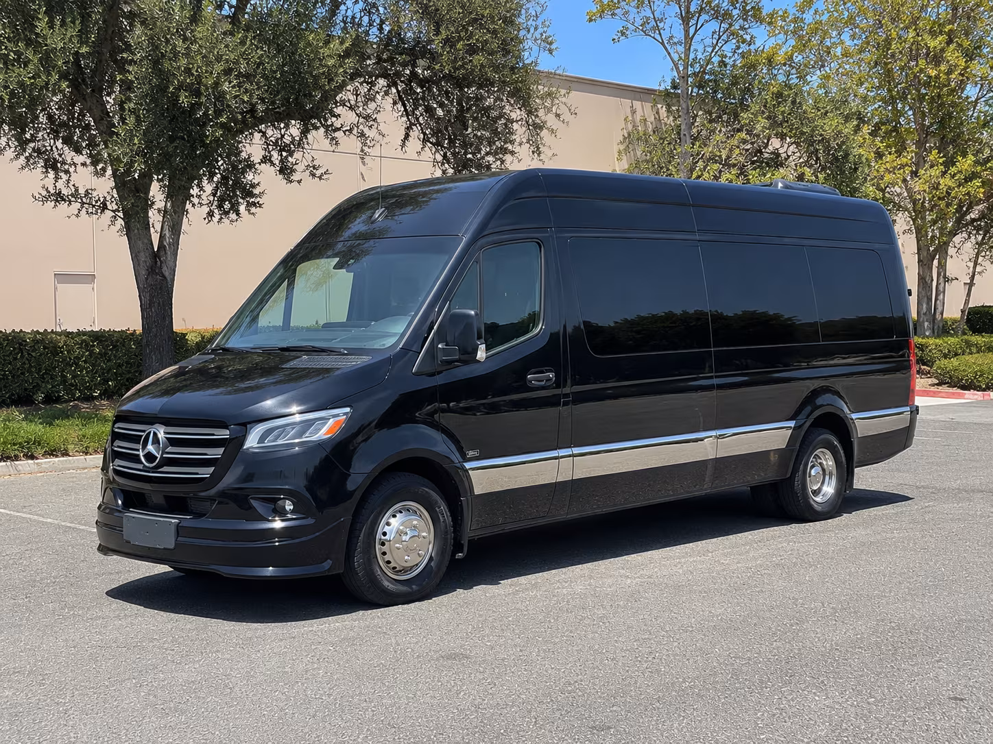 Baton Rouge School Event Transportation party bus exterior