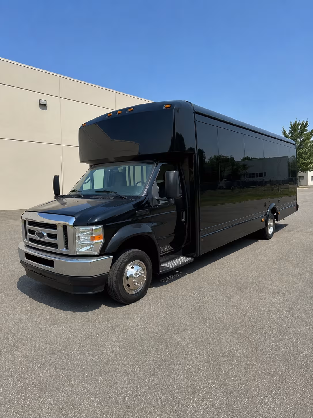 Baton Rouge Sporting Event Transportation party bus exterior