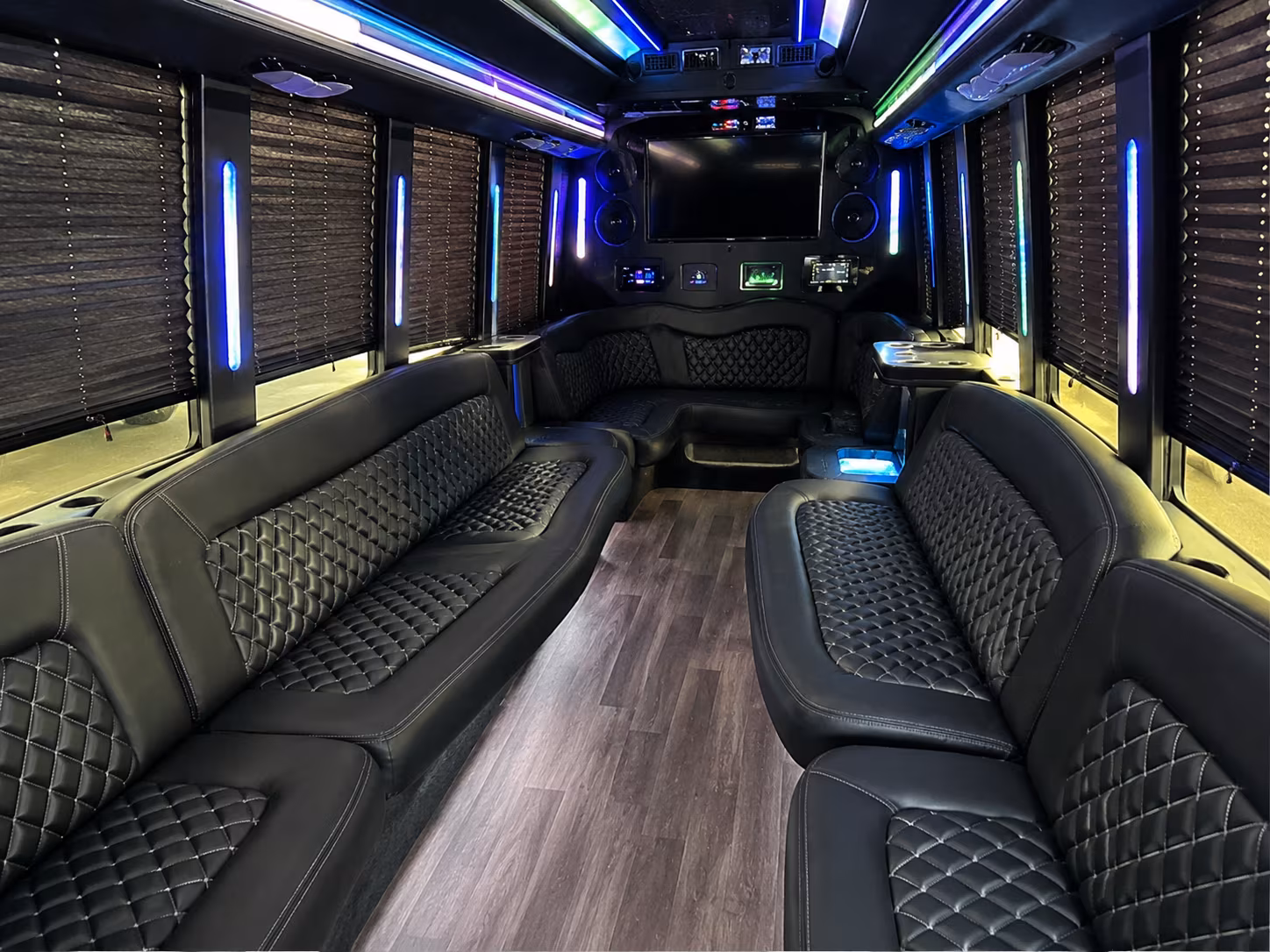 Baton Rouge Wedding Transportation party bus exterior