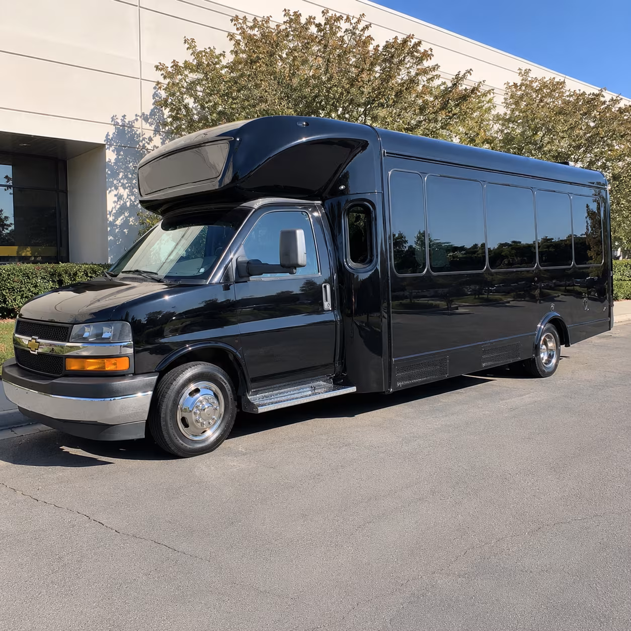 Baton Rouge Wedding Transportation party bus exterior