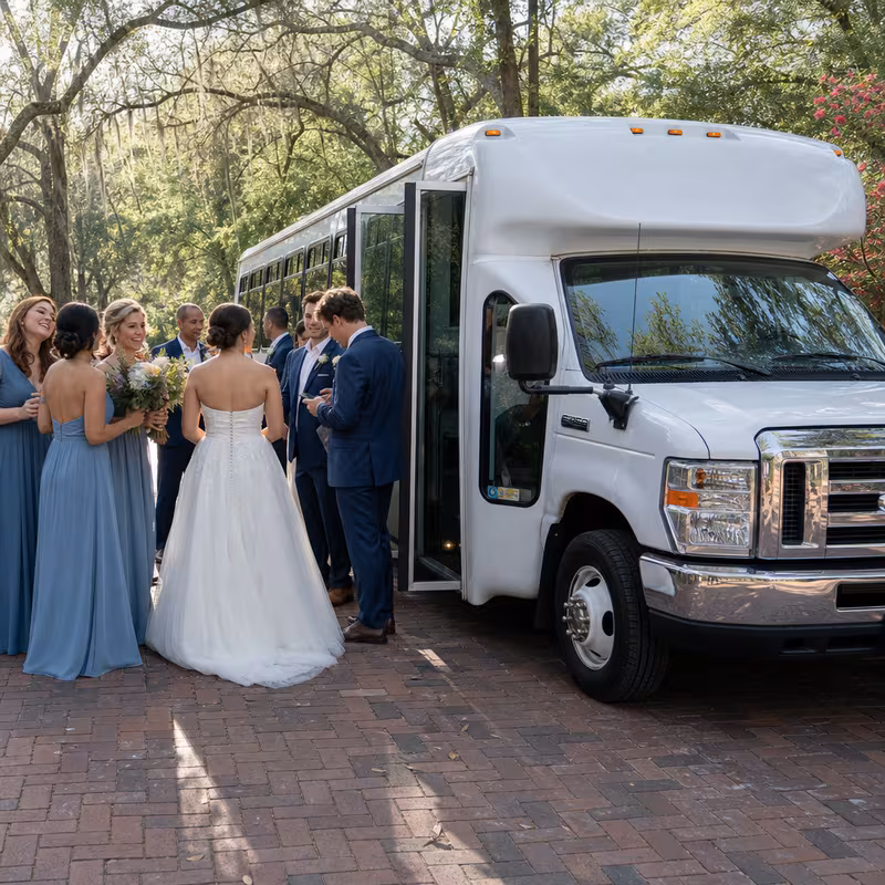 Baton Rouge Wedding Transportation fleet vehicle
