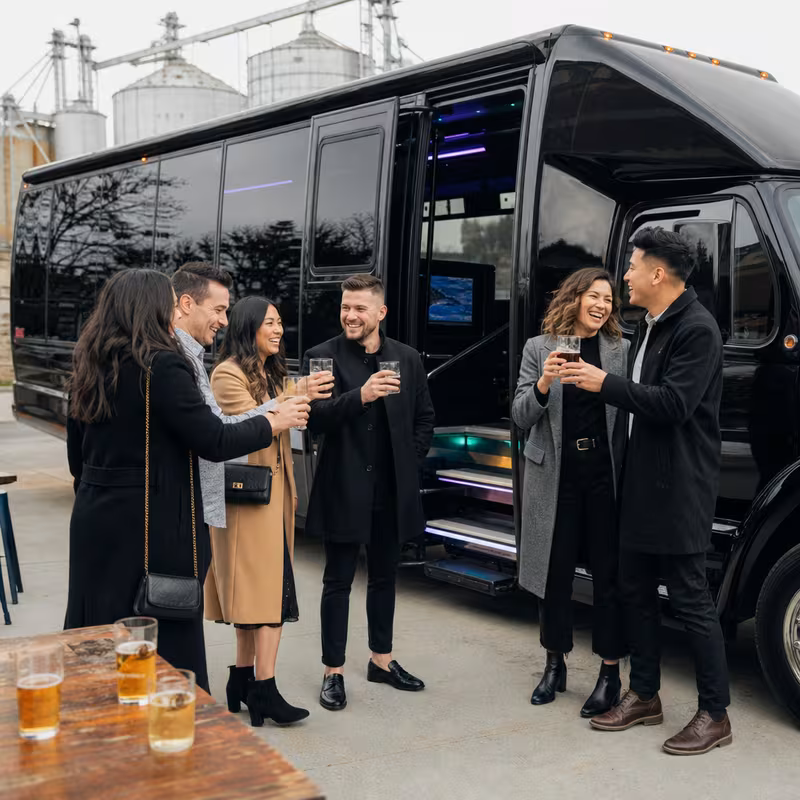 Baton Rouge Winery & Brewery Tour Transportation fleet vehicle